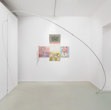 Exhibition view: Prototypes 05: Marek Sobczyk. A Trip on the Wire [Polentransport], 2022, photo: Anna Zagrodzka, archives : Muzeum Sztuki in Łódź