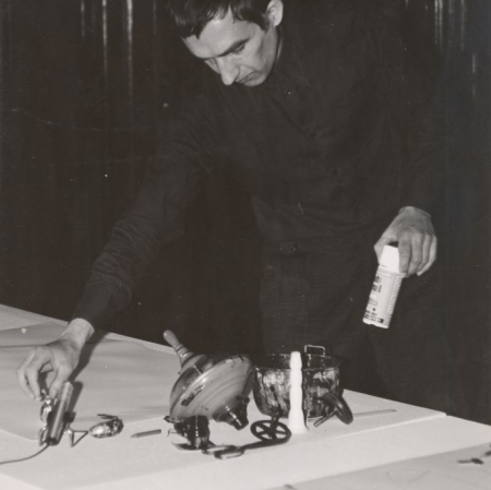 Akcja artystyczna Milana Grygara w ms