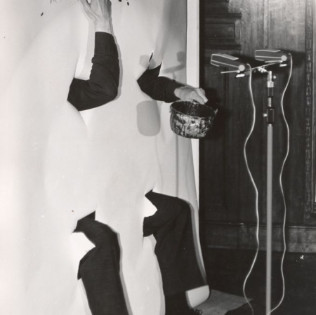 Akcja artystyczna Milana Grygara w ms