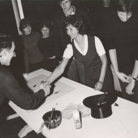 Akcja artystyczna Milana Grygara w ms