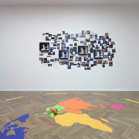 View on the exhibition "Rajzefiber", photography: A. Zagrodzka