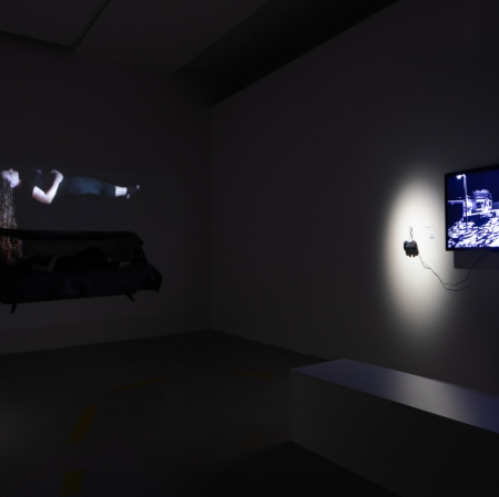 View on the exhibition "Rajzefiber", photography: A. Zagrodzka