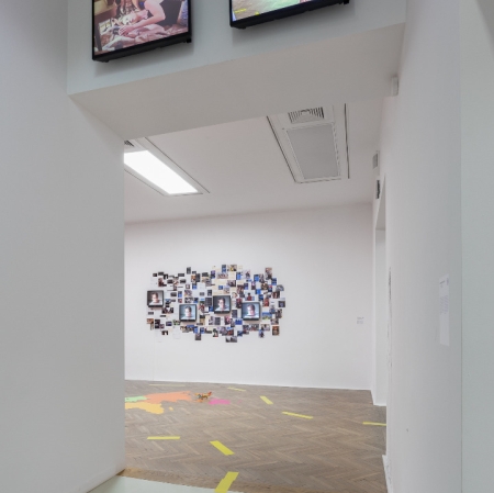 View on the exhibition "Rajzefiber", photography: A. Zagrodzka