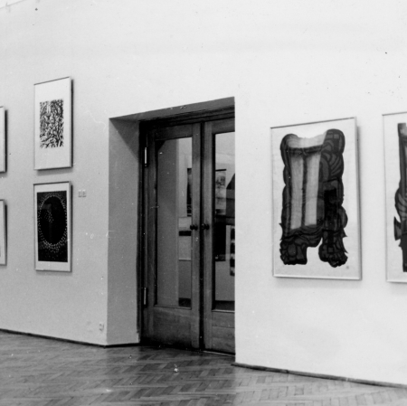 Widok wystawy „Współczesna grafika japońska”, fot. archiwum Muzeum Sztuki w Łodzi