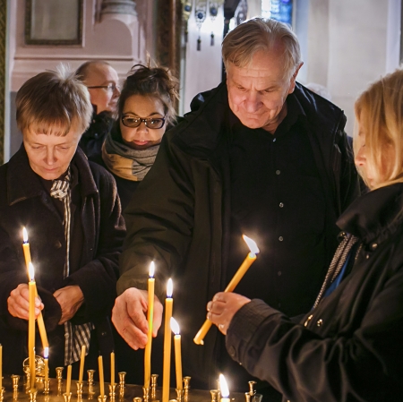  Panichida w intencji Katarzyny Kobro, fot. A. Taraska-Pietrzak