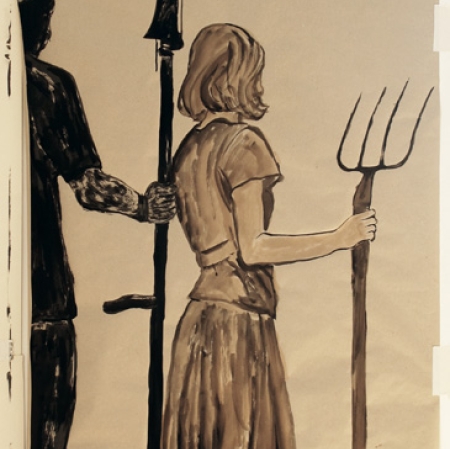 Tamás Kaszás, „Nie prosimy, ani nie żądamy, ale bierzemy i zajmujemy”, 2011, dzięki uprzejmości artysty