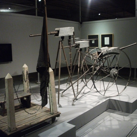 Wystawa `Maszyna. Kantor`, widok ekspozycji