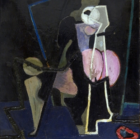 Lech Kunka, Akt w pejzażu, 1946