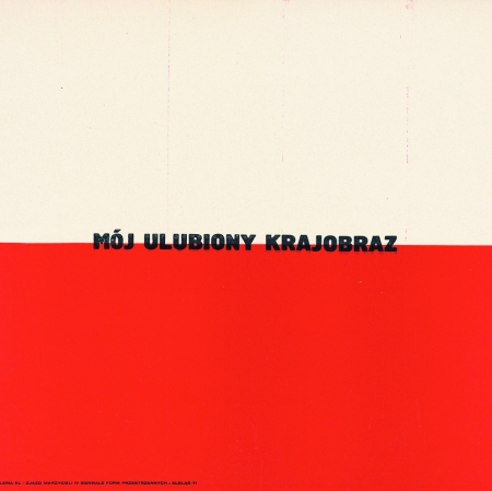 Leszek Przyjemski, Mój ulubiony krajobraz, 1971, dzięki uprzejmości artysty