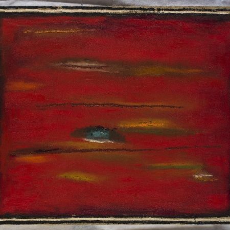 Non-Geometrical Abstract, 1957 oil, canvas, 53 x 63 cm Muzeum Sztuki, Łódź, Inv. No.: MS/SN/M/313 © Muzeum Sztuki, Łódź