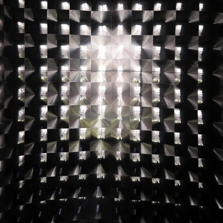 photograph showing the splitting of light