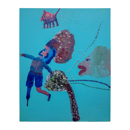 Obraz przedstawiający różnorodne postacie.