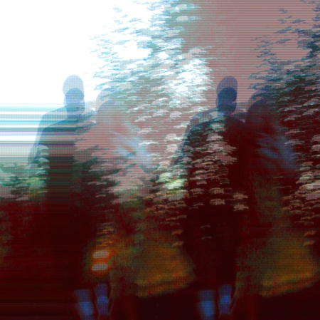 blurred photograph showing people