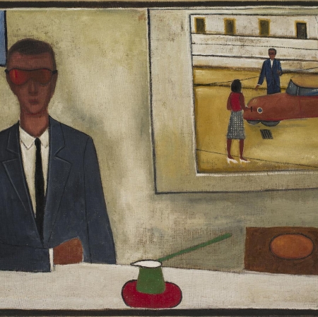 Portrait with a Window, 1957 oil, canvas, 79 x 120 cm Muzeum Sztuki, Łódź, Inv. No.: MS/SN/M/849 © Muzeum Sztuki, Łódź